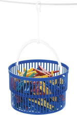 WENKO Wäscheklammer-Korb Set Inkl. 30 Wäscheklammern - Inkl. 30 Wäscheklammern,