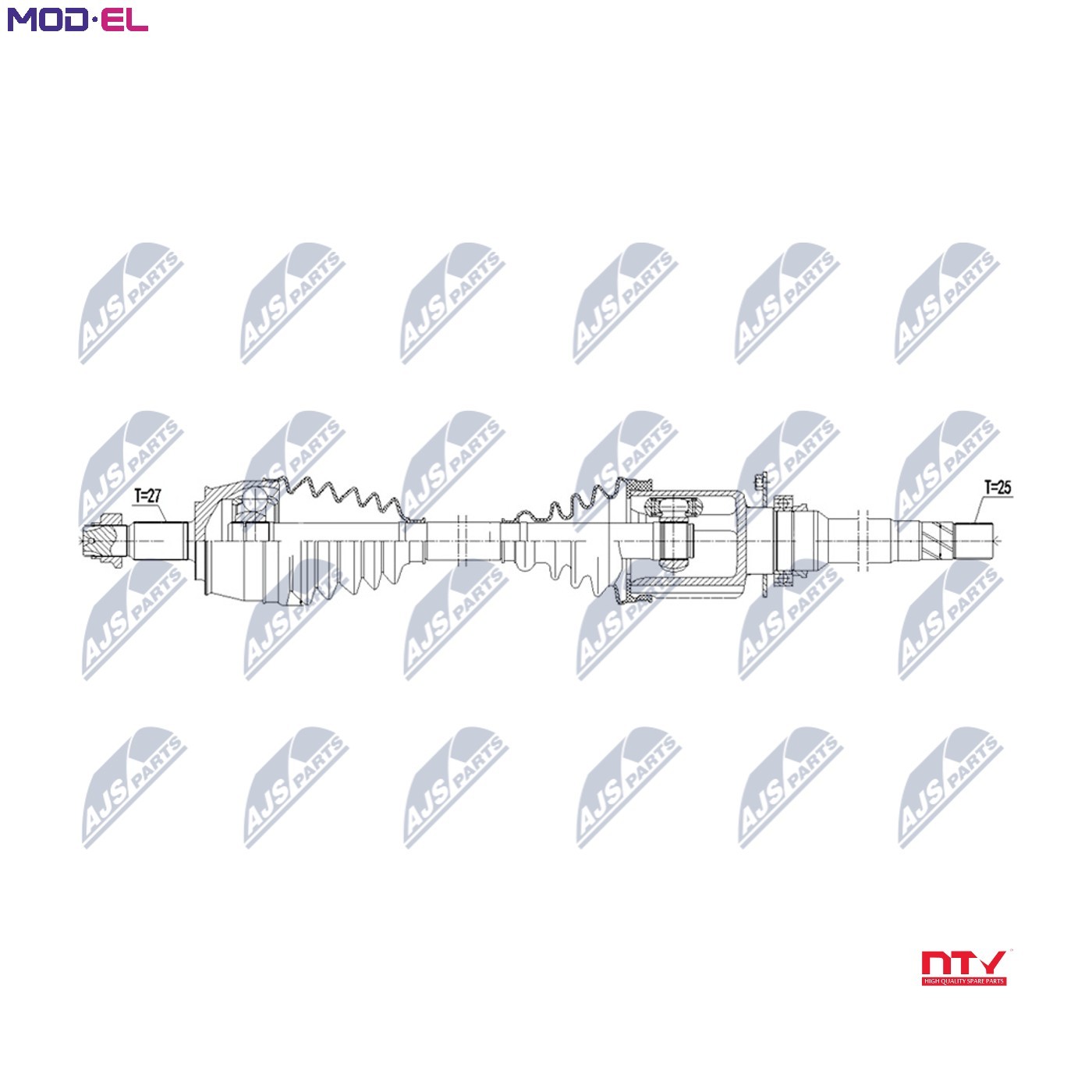 Driveshaft Compatible With FIAT 500X 1.6D MULTIJET 14-, JEEP RENEGADE 1.6CRD 14- - Image 5