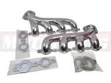 Chevy Ls Swap Ceramic Cast Iron Exhaust Manifold Headers Corvette Ls1 Ls2 Ls3