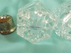 Pair of 3" Vintage Leonard Cut Crystal Salt/Pepper Shakers — photo 5