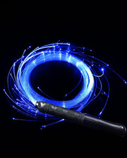 6Ft LED Fiber Optic Whip Dance, USB Rechargeable, 7 Colors, 4 Modes, Rainbow Bri