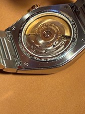 Steel and gold Frederique Constant Highlife automatic cosc brown dial 5