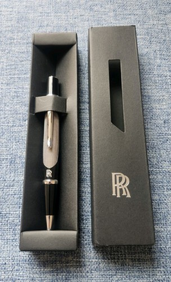 #ad Rolls Royce Black amp; Silver Luxury Ballpoint Pen Collector’s Edition Gift Boxed $55.00