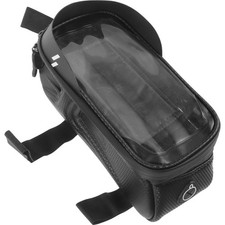 1pc Cycling Phone Bag Bike Front Beam Handlebar TPU Cellphone Bag