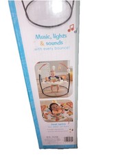 Fisher-Price Palm Paradise Jumperoo Music Lights Sounds With Every Bounce