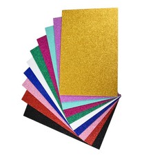 EVA Glitter Foam Sheets 7.8" x 11.8" 2mm Thickness for Crafts DIY