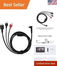 Ultimate 3-in-1 USB Type A Cable - Designed for Huion Kamvas 12, 13, 16 Devices