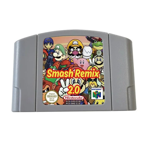 Smash Remix V2.0 neueste Version englisches Spiel für N64 *PAL-Version* UK - Bild 4 von 11