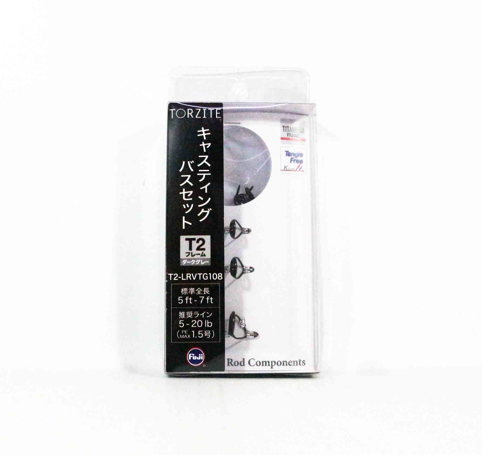 ロッド Veal PRO 60jr neoROSA TORZITE TYPE-S Fuji T2-LRVTG Size 108 Rod Guide Torzite Titanium Frame Set