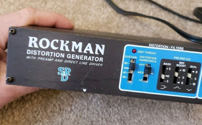 Vintage Rockman Distortion Generator Effects Rack Processor Tom