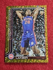 Topps 2025-26 Chaz Lanier RC #238 Gold Diamante Detroit Pistons RC Rookie /50