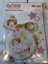 Cardcaptor Sakura Clear Acrylic Keychain Round1 exclusive Anime Japan
