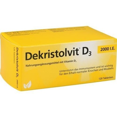 DEKRISTOLVIT D3 2.000 I.E. Tabletten, 120 St PZN 10818546