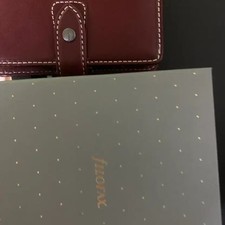 Filex Fax A7 Burgundy 6-hole Planner, 2026 Insert Included