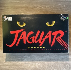 Atari Jaguar System Console Bundle Cybermorph Cartridge Original Box Inserts