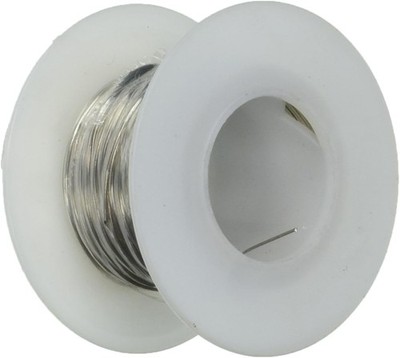 3819 100 Hook up Wire, 24 AWG, Solid Tinned Copper Bus Bar, Length, Silver