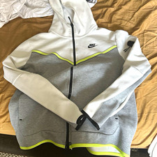 Nike Colorblock Fleece Tracksuit Set Men  s L Full Zip Hoodie  Tapered Joggers