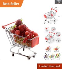 Multifunctional Kids Shopping Cart - Perfect for Dollhouses Desk Organization
