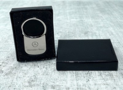Mercedes-Benz Stainless Steel Keychain Logo Key Ring Gift Box Benzel-Busch