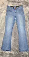 Democracy Ab'solution Girls Bootcut Jeans Size 6 Light Wash Stretch Pockets