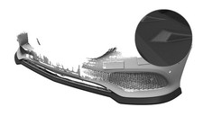 Cup Spoiler Lippe Front Schwert für Mercedes E-Klasse W213/S213 CSL827-S