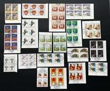 GandG Stamps Hungary Magyar 1980’s CTO Block Lot Mixed MNH OG