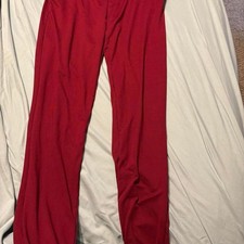 Unbranded Women's Red and Burgundy Trousers