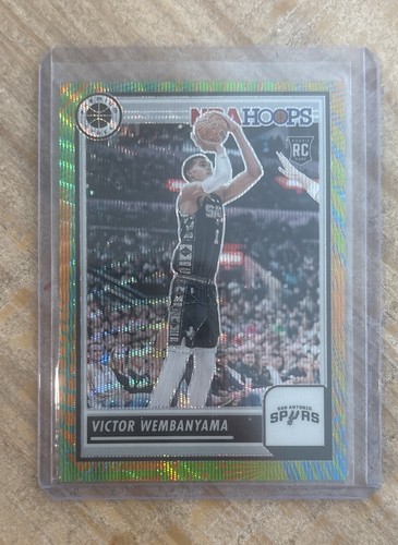 23-24 Panini Nba Hoops Premium Stock-Victor Wembanyama #108 Multi Wave Prizm(RC)