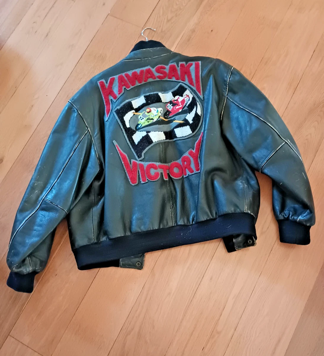 Kawasaki Leather Kawasaki Motorcycle Jackets for sale | eBay