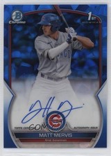 2023 Bowman Sapphire Edition Chrome Prospects Matt Mervis #BSPA-MM Auto 4k8