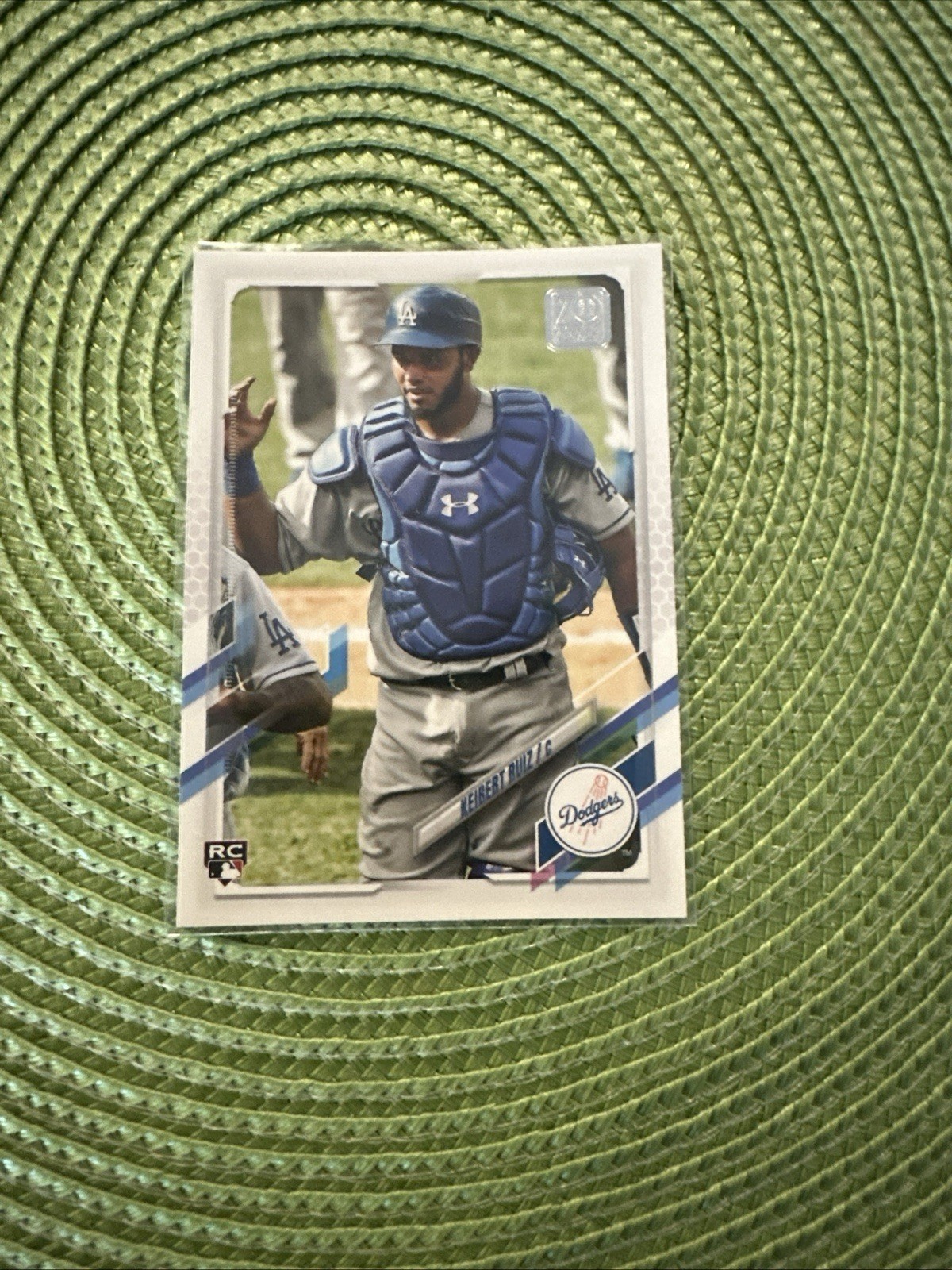 2021 Topps #256 Keibert Ruiz RC Rookie Series 1 Los Angeles Dodgers Baseball 