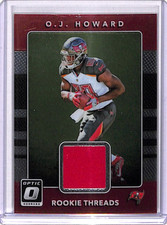 2017 Panini Donruss Optic O.J. Howard Rookie Threads #9 RC