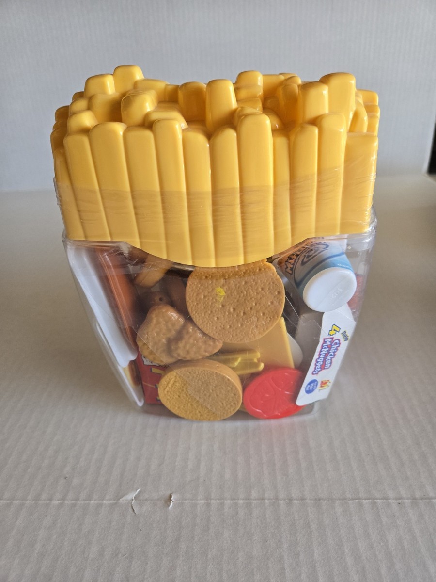 マクドナルド 70.80年代 2003 McDonald's Vintage Fry Hamburger Play Food Set w/ 28