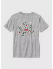 Disney Winnie The Pooh Pooh Strawberries Loop Youth T-Shirt Sport Gray