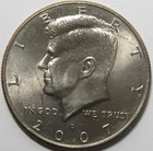 BU Uncirculated 2007-D Kennedy Half Dollar - #233-8