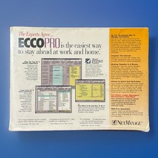 Vintage ECCO Pro Information Manager Windows 95 98 Software By NetManage SEAL ED