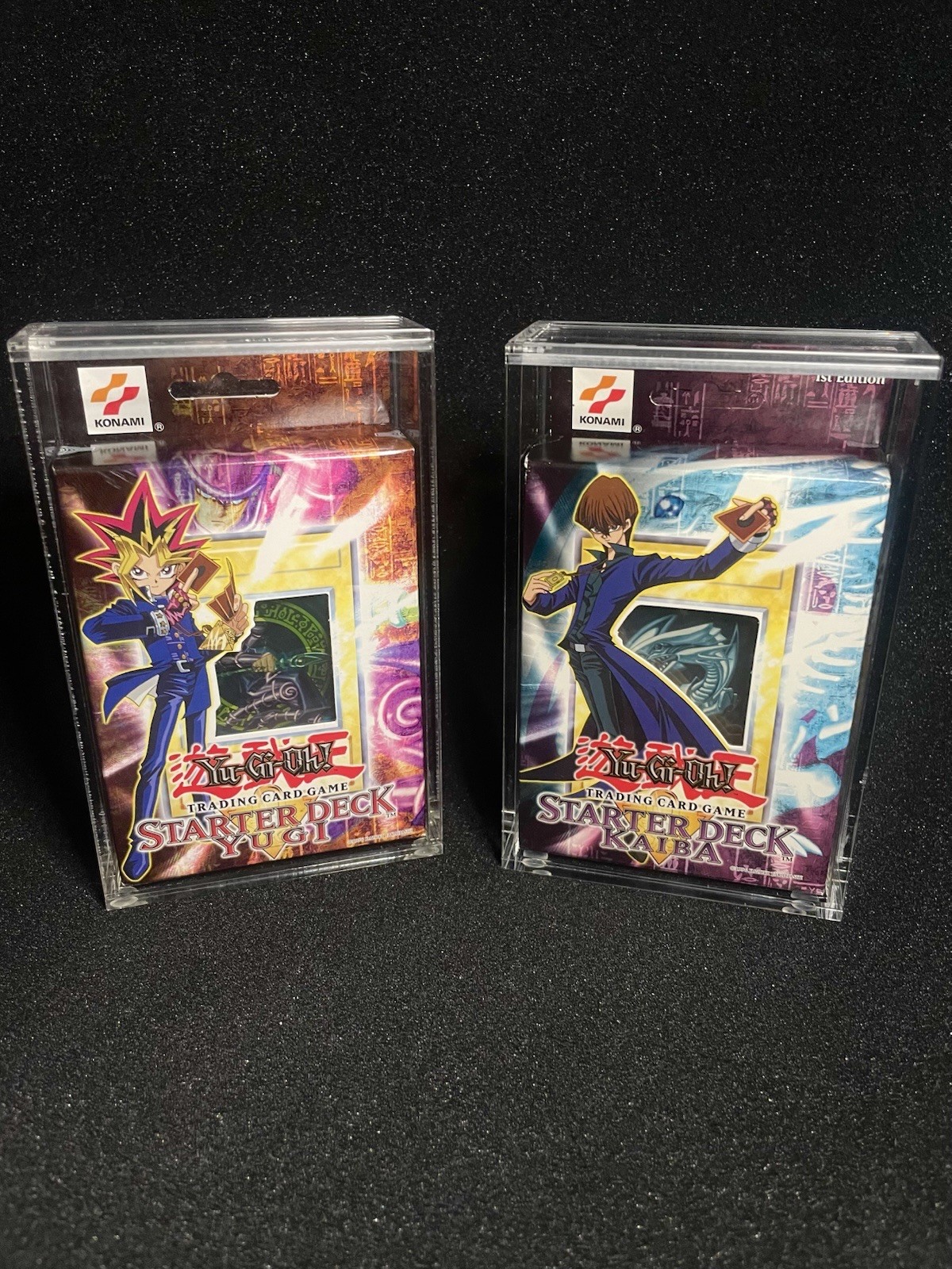 Yu-Gi-Oh! Starter Deck Yugi Kaiba UV Protected Acrylic Slider Case Standing Feet