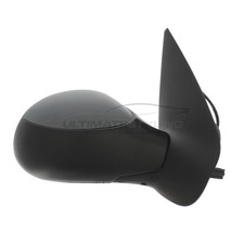 Peugeot 206 2003-2009 Door Wing Mirror Electric Primed Drivers Side Right Hand