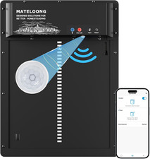 Smart Chicken Coop Door with App Programmable   Automatic Aluminum Door, Solar/B
