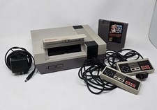 Nintendo NES Console Bundle w/ 2 Controllers, AC, Super Mario Bros. Tested