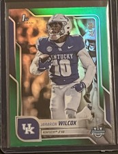 2025 Bowman University Chrome - Jamarion Wilcox #130 Green Refractor /99 (RC)