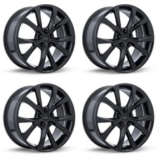 Set Of 4 19 Satin Black Alloy Wheels Rims For Volvo 5x108 Fodw Oe Replica 5lug