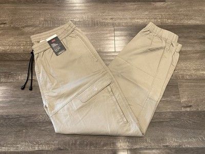 Levi s Premium Trail Cargo Joggers Pants Khaki Men s Size MEDIUM - SHIPS FAST!