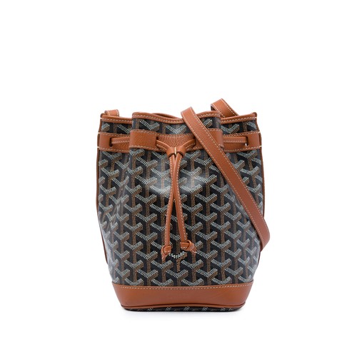 Goyard ine Petite Flot Pre-Loved Bucket Bag Black