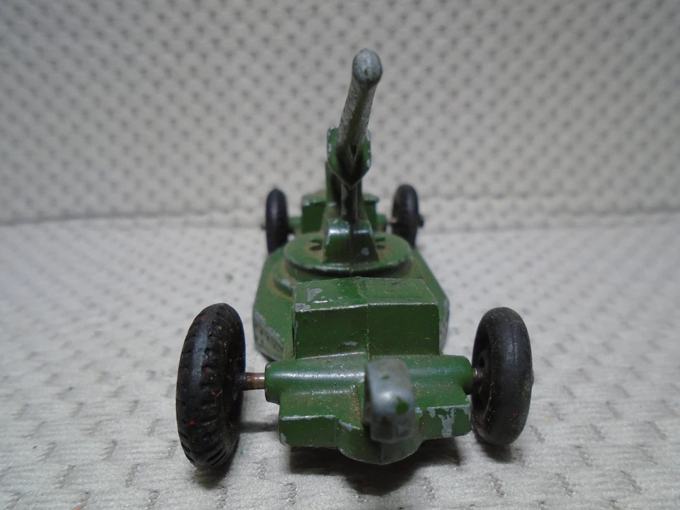Vehículo cañón antiaéreo vintage Tootsie juguete militar Primera Guerra Mundial Segunda Guerra Mundial EE. UU. Foto 2 de 4