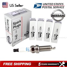 4Pcs Nissan Spark Plugs 22401-JA01B For 2007-2017 NV200 Altima Rogue Sentra Cube