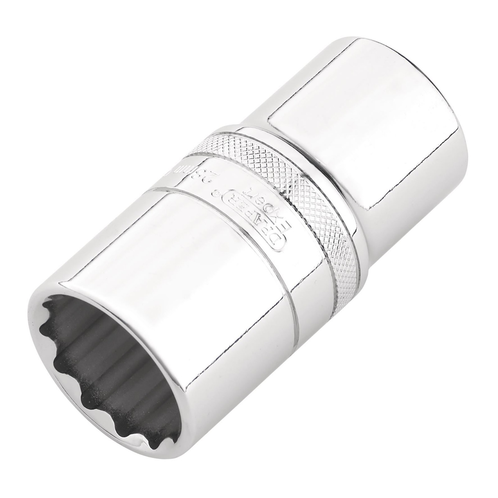 Draper Expert HI-TORQ 12-Point Metric Deep Socket, 1/2"" Sq. Dr., 28mm