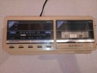 Vintage 1980s 80s Soundesign 3826SGY AM FM Clock Radio Cassette Retro — photo 2