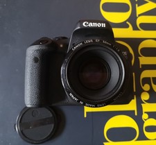Canon EOS 750D with 18-135mm IS STM, & 50mm f1.8 lens. 