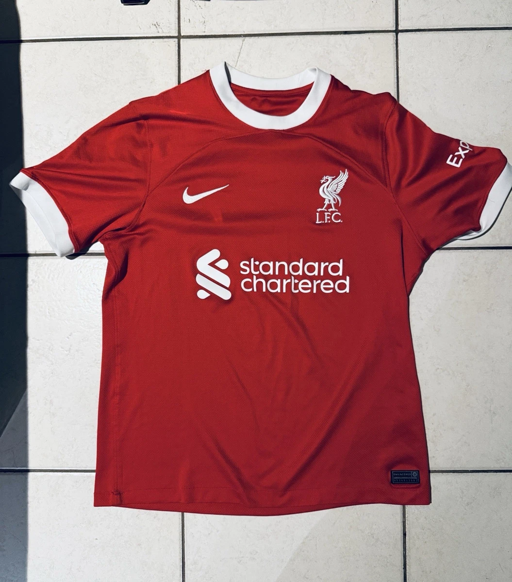 Maillot De Football Domicile Liverpool FC Années 80 - Umbro, Taille L, Rouge - Occasion Bon état